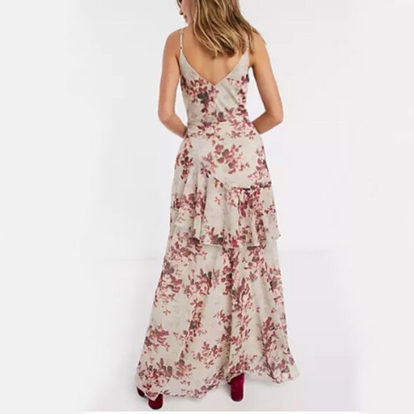 NEW ASOS DESIGN Layered Maxi Dress - Picture 2 of 3